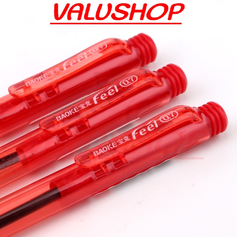 Bút bi dạng bấm ngòi 0.7mm Baoke B19