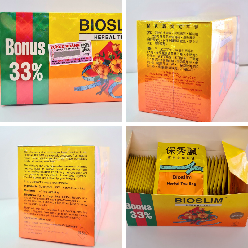 TRÀ GIẢM CÂN BIOSLIM (BẢO TÚ LỆ )