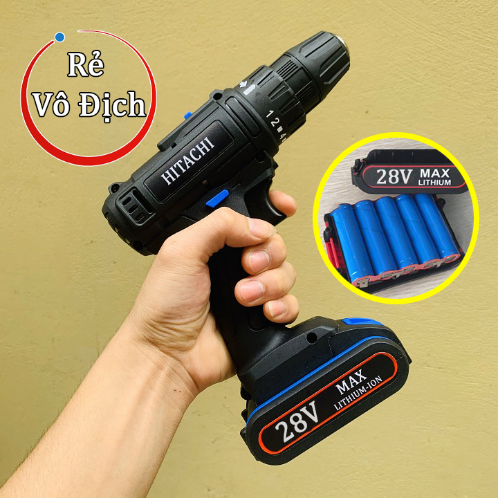 Khoan Pin Hitachi 28v siêu mạnh
