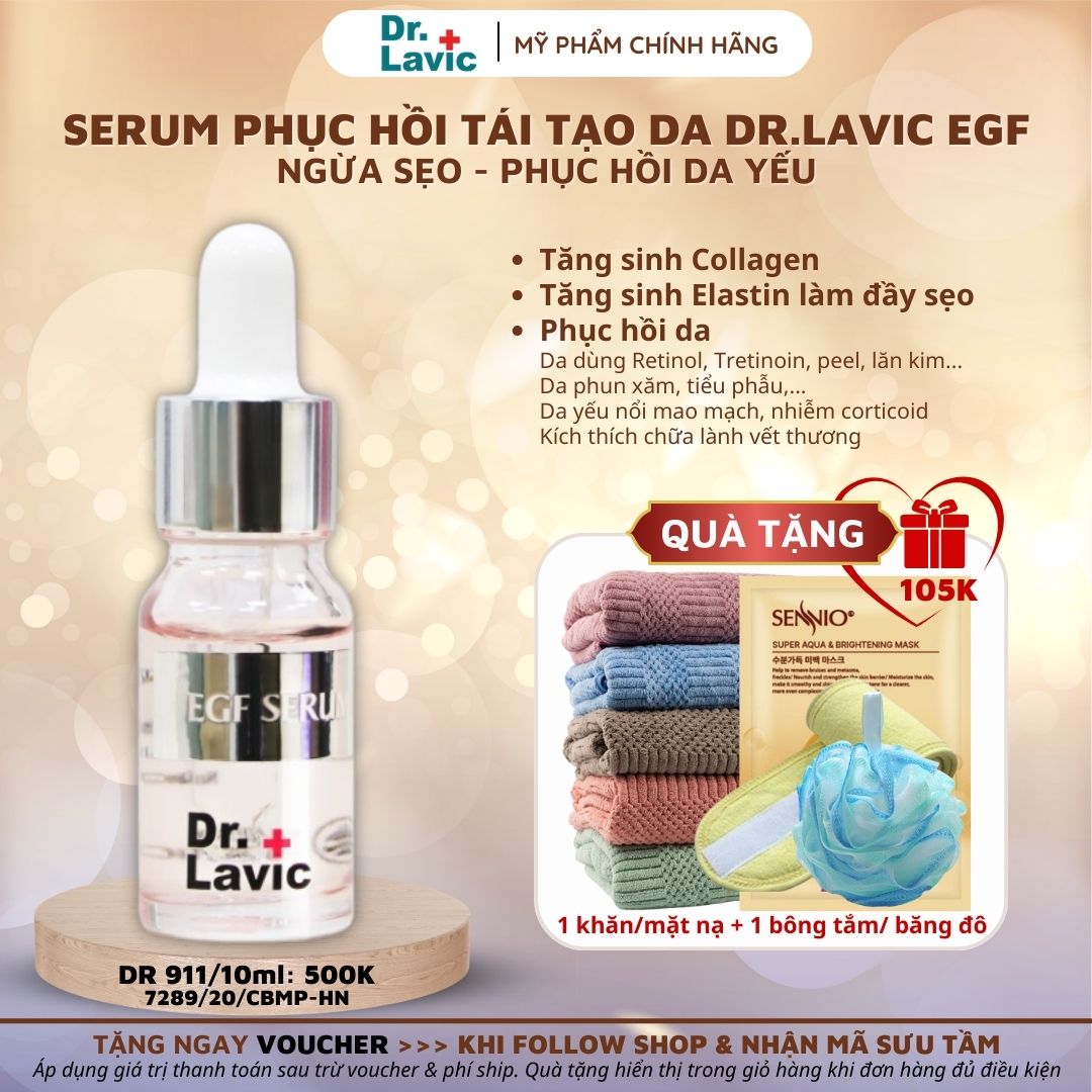 Serum Dưỡng Da Tái Tạo Da Dr.Lavic Pitted Scar Control Serum Step3