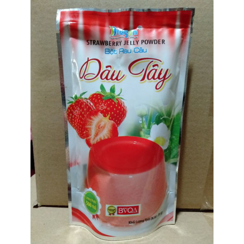 Bột rau câu dâu tây dragon
