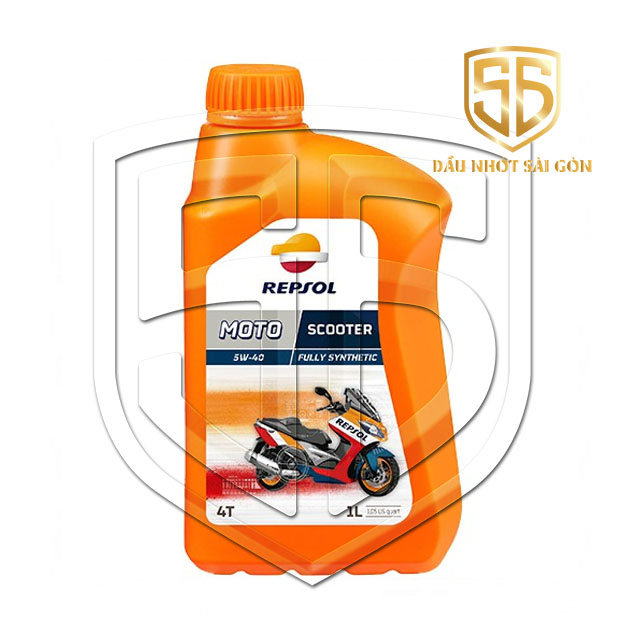 [HCM]Dầu nhớt xe tay ga Repsol Moto Scooter 5w40 1L