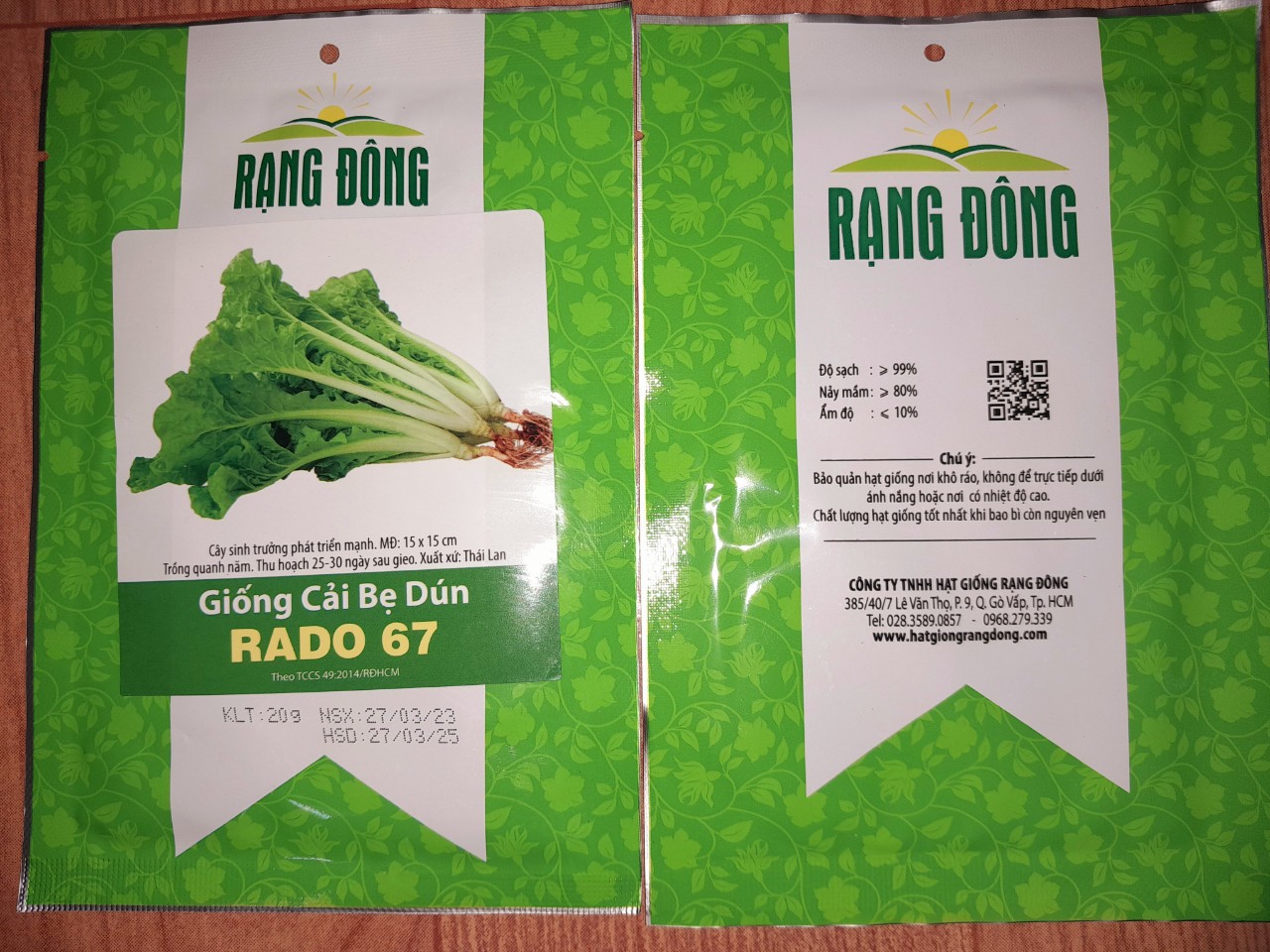 Cải bẹ dún 20gr