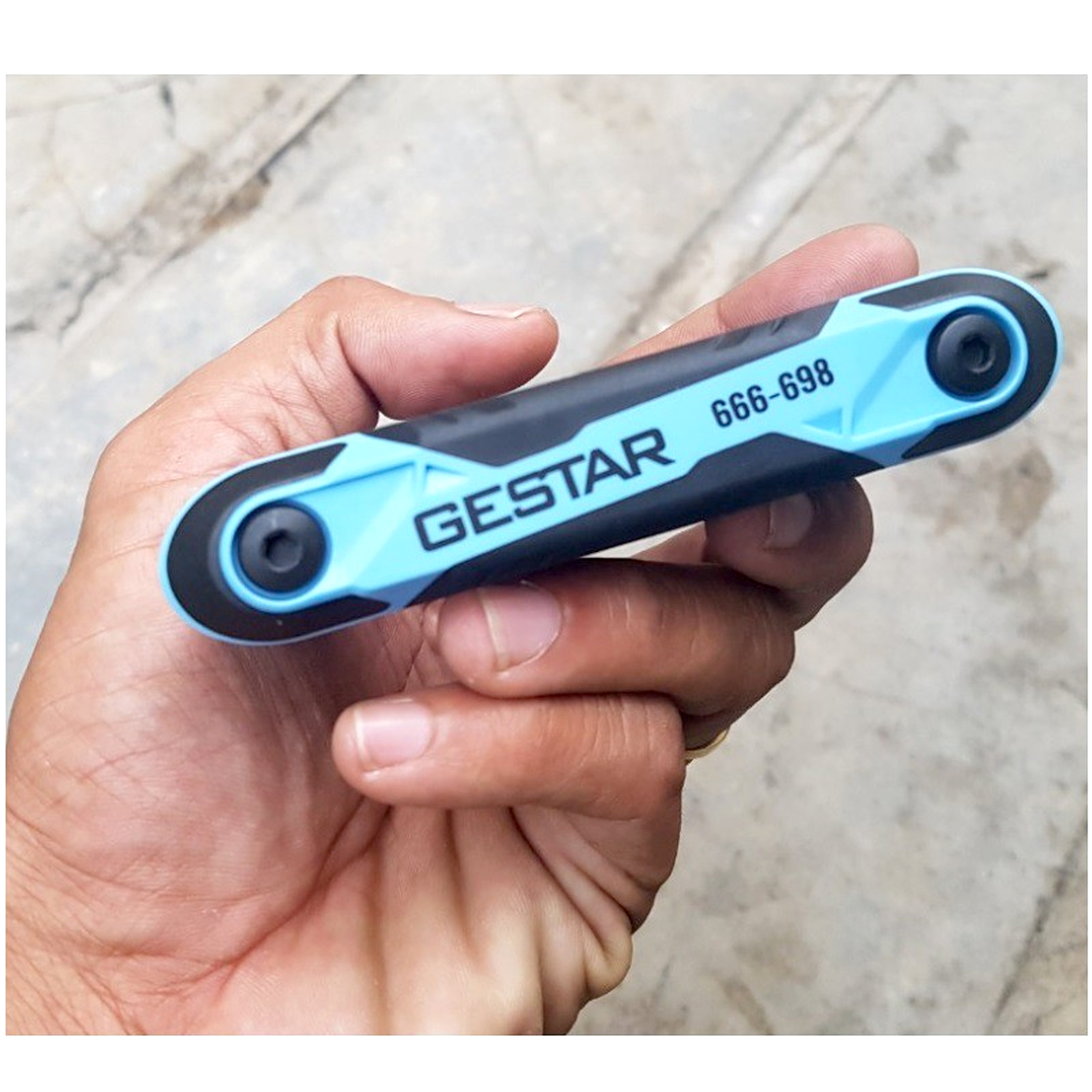 Bộ lục giác gấp 8PCS đa năng GESTAR 666-698