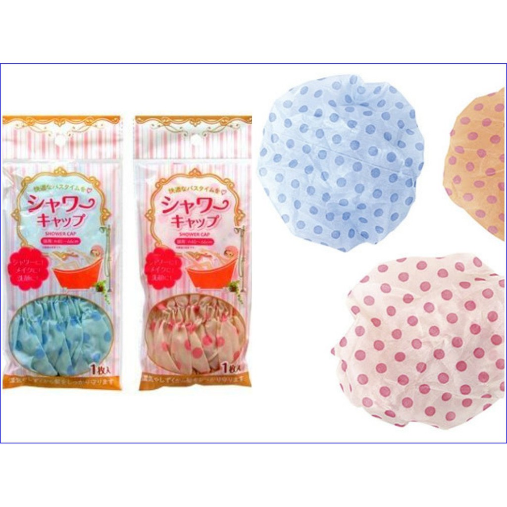 Mũ chụp tóc khi tắm - Nội địa Nhật Bản