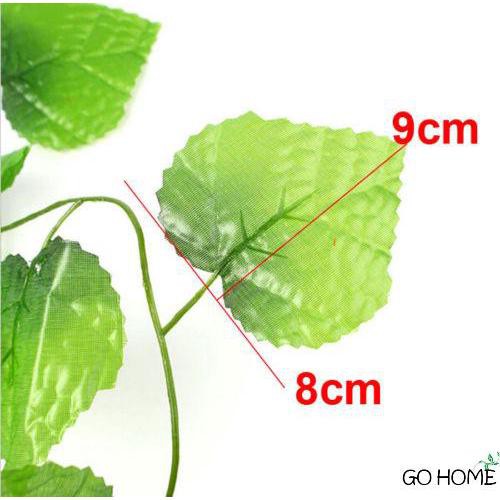 (Sẵn sll) Dây Lá Nho dài 2m - Dây Lá giả trang trí