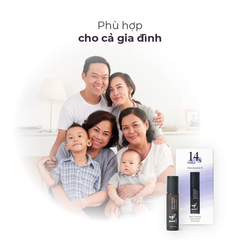 Tinh dầu lăn 14S Relax  Giúp Thư giãn an thần dễ ngủ