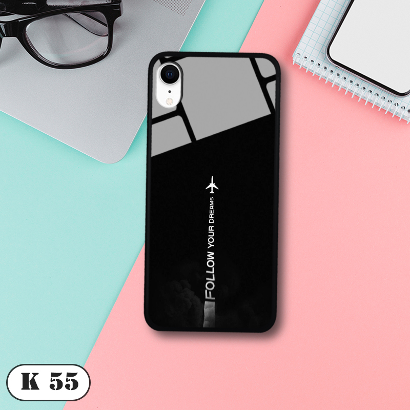 Ốp lưng kính 3D điện thoại IPHONE XR