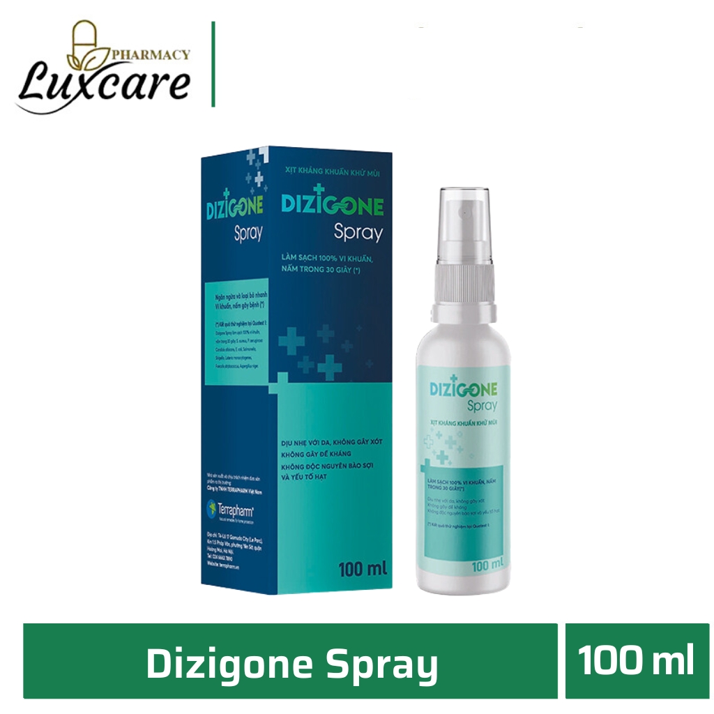 DIZIGONE kháng khuẩn vượt trội nhanh lành vết thương (đủ loại 100 - 500ml) - Luxcare Pharmacy