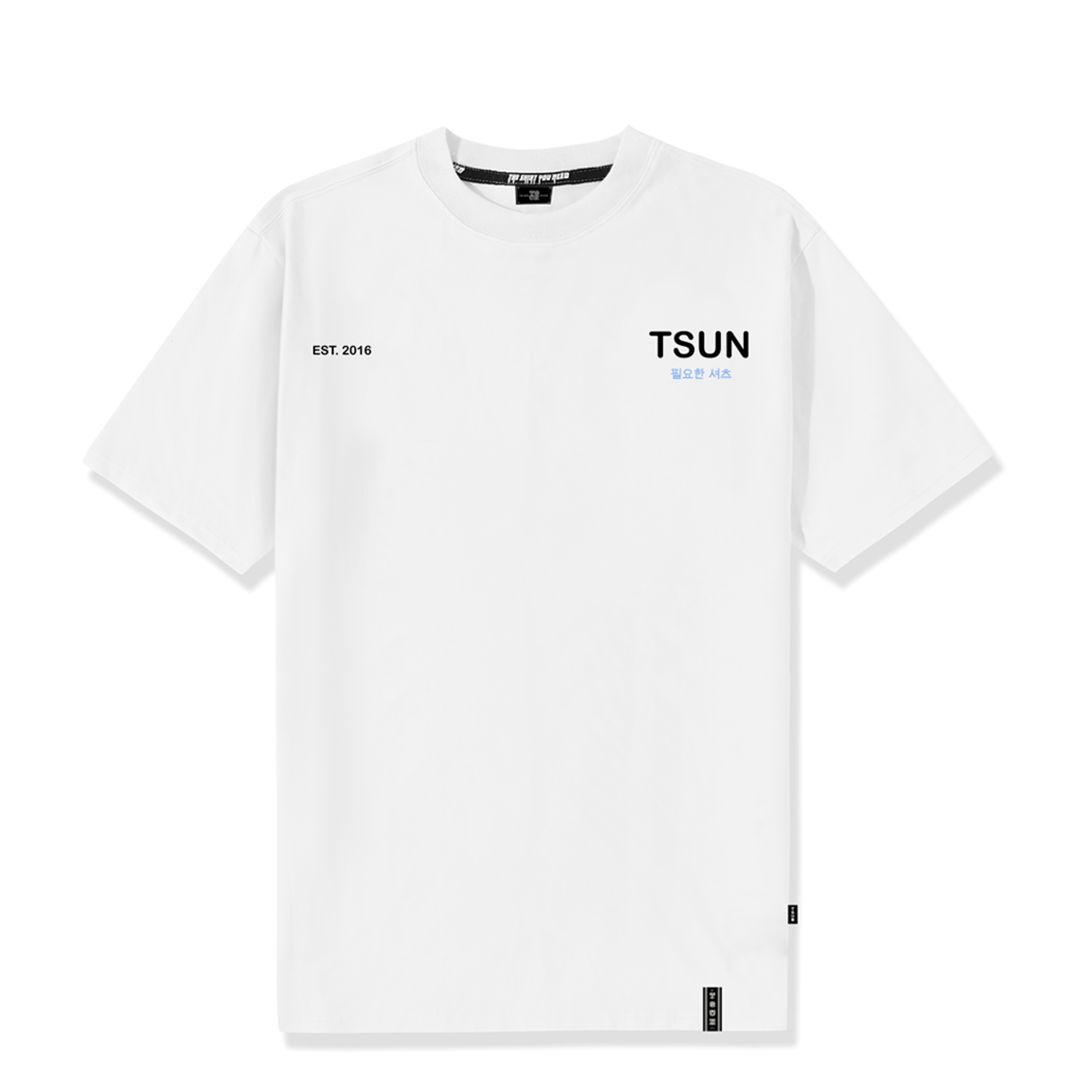 Áo thun TSUN Sig 1 - White unisex nam nữ