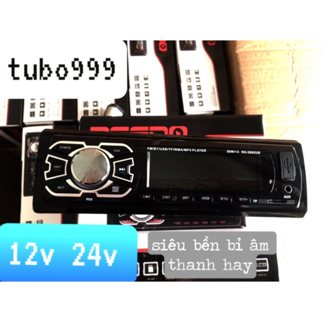 Sản phẩm gia đình làm: Đồ chơi ôtô| Đài thẻ bờ-lutooth 12v / 24v lắp cho ô tô F1 bản nâng cấp độ bền 5’8x19cm