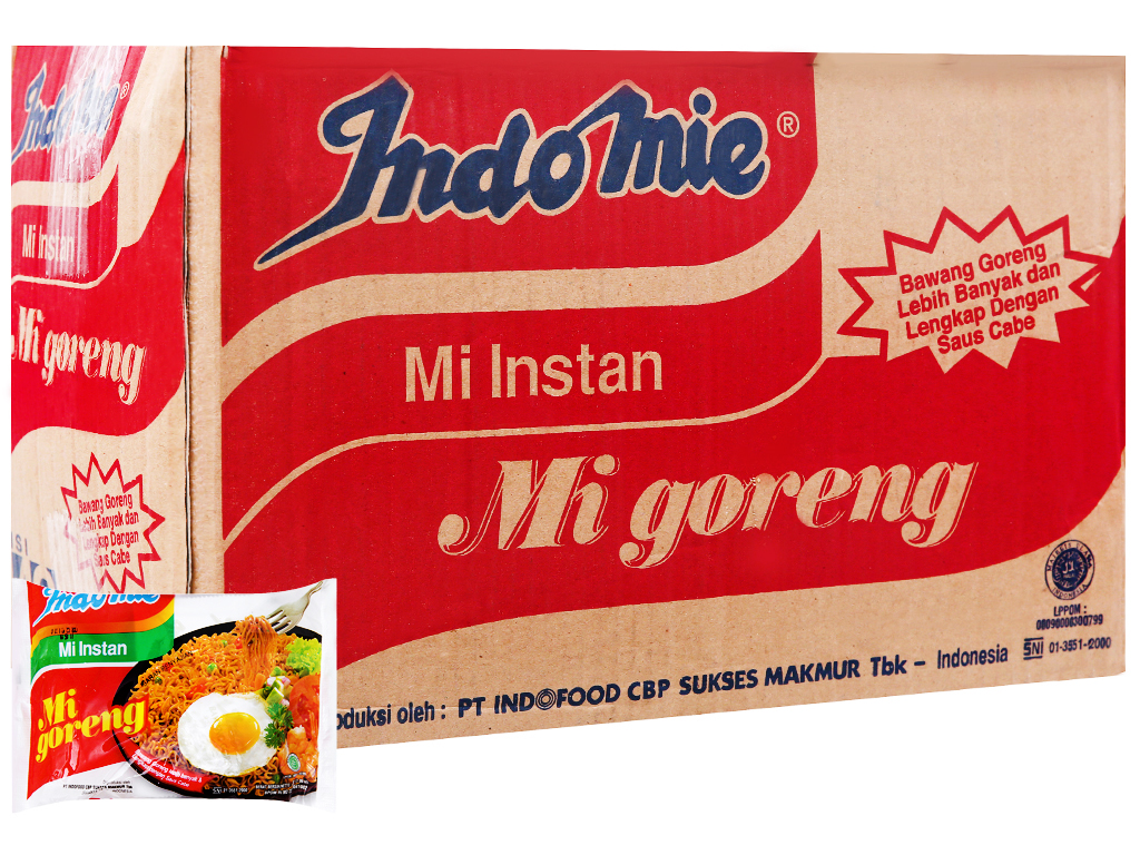 Combo 10 gói mì xào khô indomie goreng Vị Đặc Biệt ( Goreng Fried ) 85g