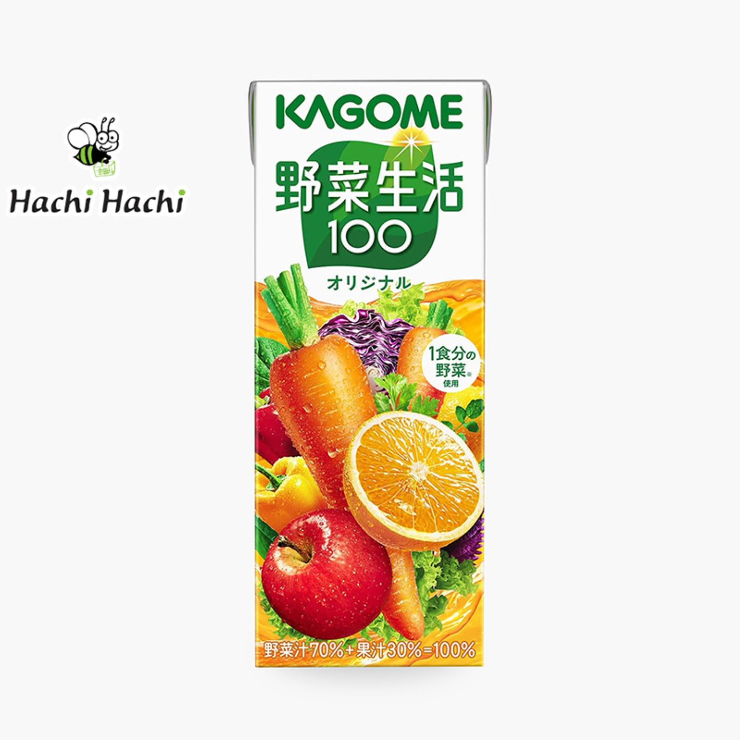 Nước ép rau củ quả nguyên chất Kagome Original 200ml - Hachi Hachi Japan Shop