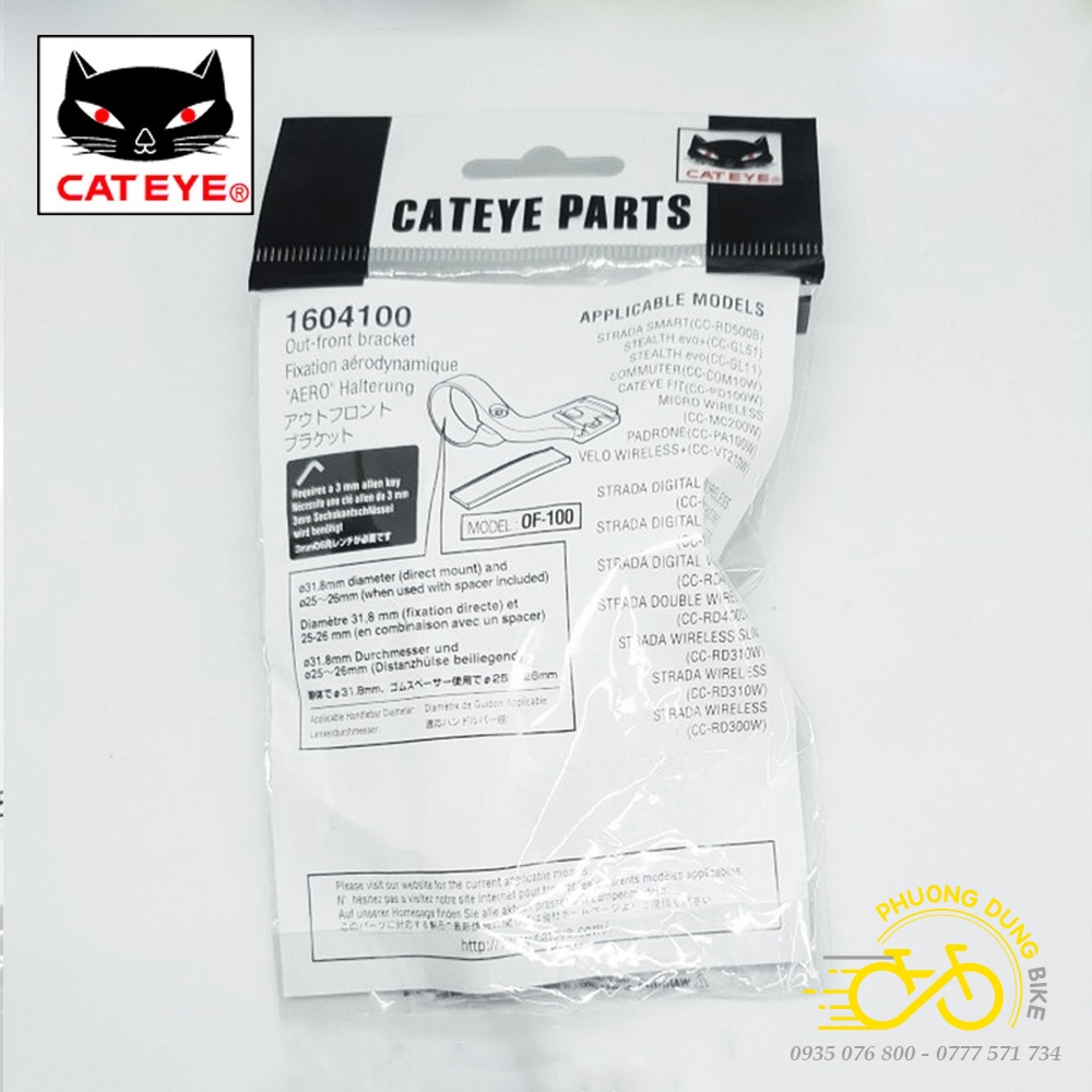 Giá pas bắt đồng hồ xe đạp CATEYE - Hãng CATEYE