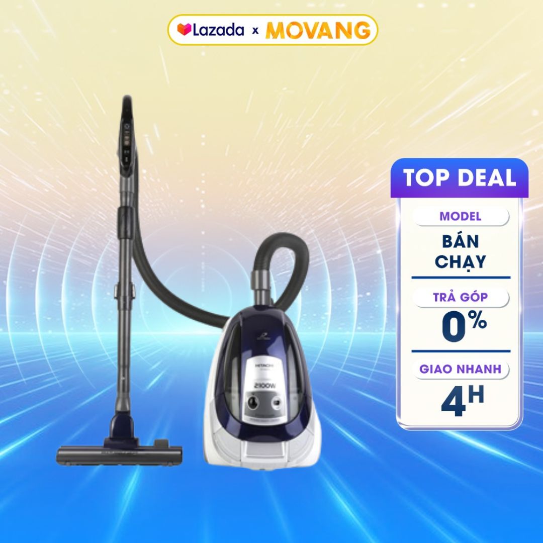 [GIAO TẠI HCM] -  MÁY HÚT BỤI HITACHI CV-SU21V/SB - Hàng chính hãng