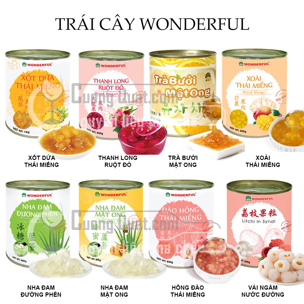 Wonderful Canned Tea/Fruit – Convenient to Eat Immediately