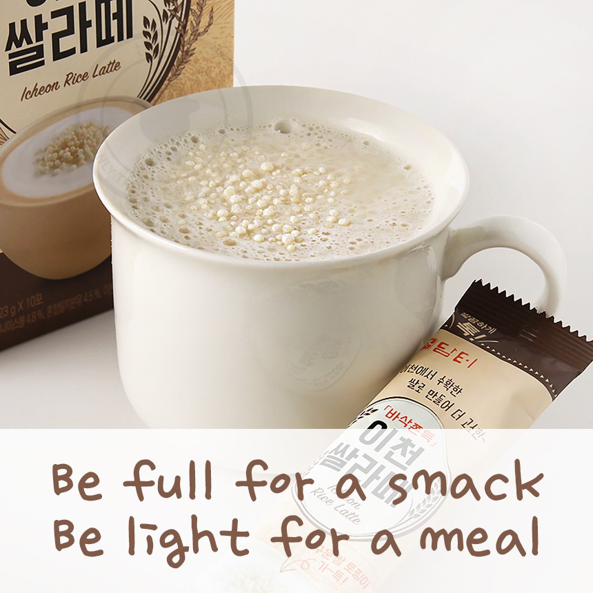 Latte gạo rang Icheon Damtuh Hàn Quốc 230g (hộp 10 gói)