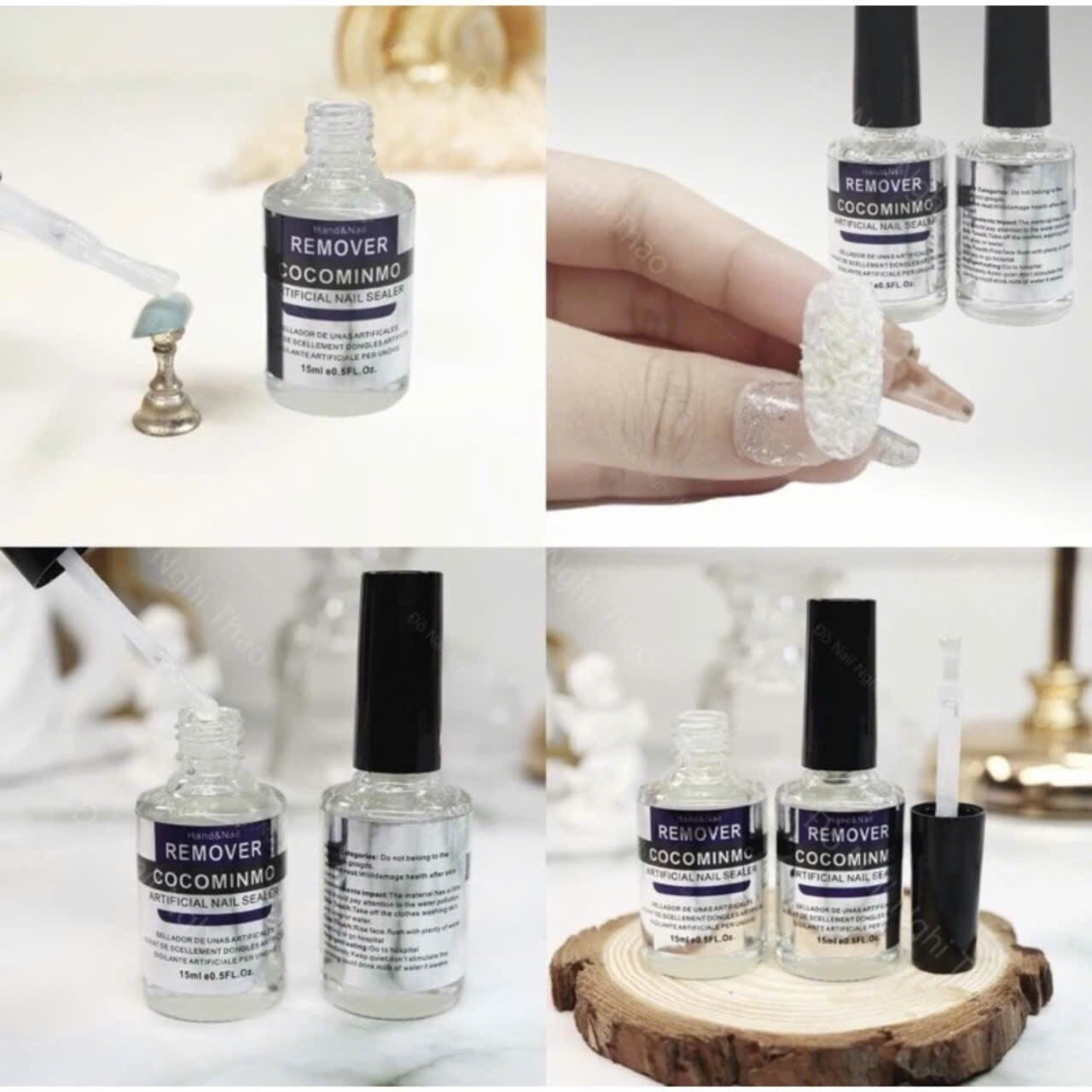 Nước phá gel tẩy sơn móng tay siêu nhanh, tiện lợi - mini nails
