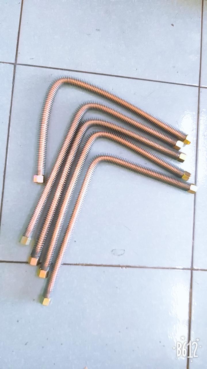 Ống tản nhiệt của máy nén khí chạy trực tiếp (mini) / dây xoắn ren trong 16mm