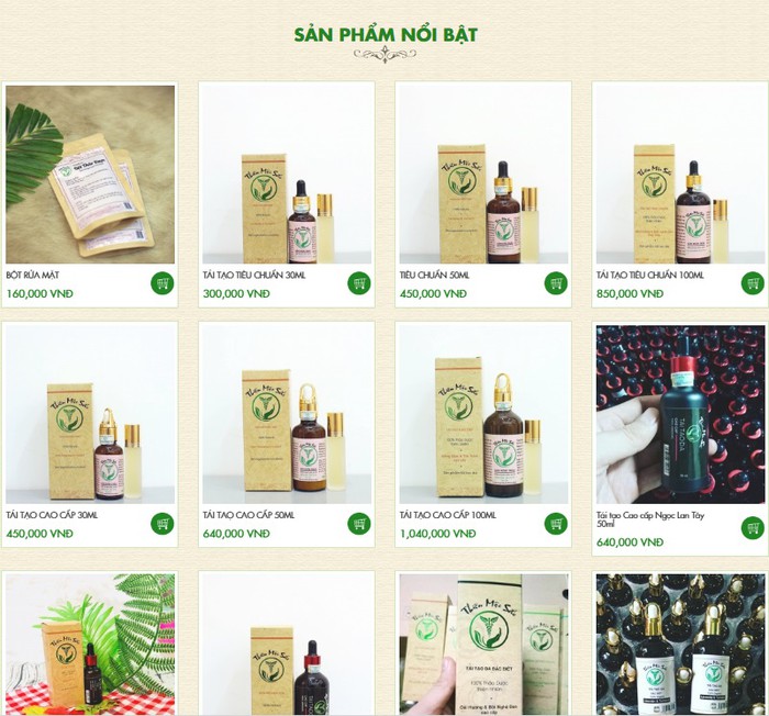[HCM]Thiên Mộc Sắc dòng tiêu chuẩn 30ml 50ML 100ML
