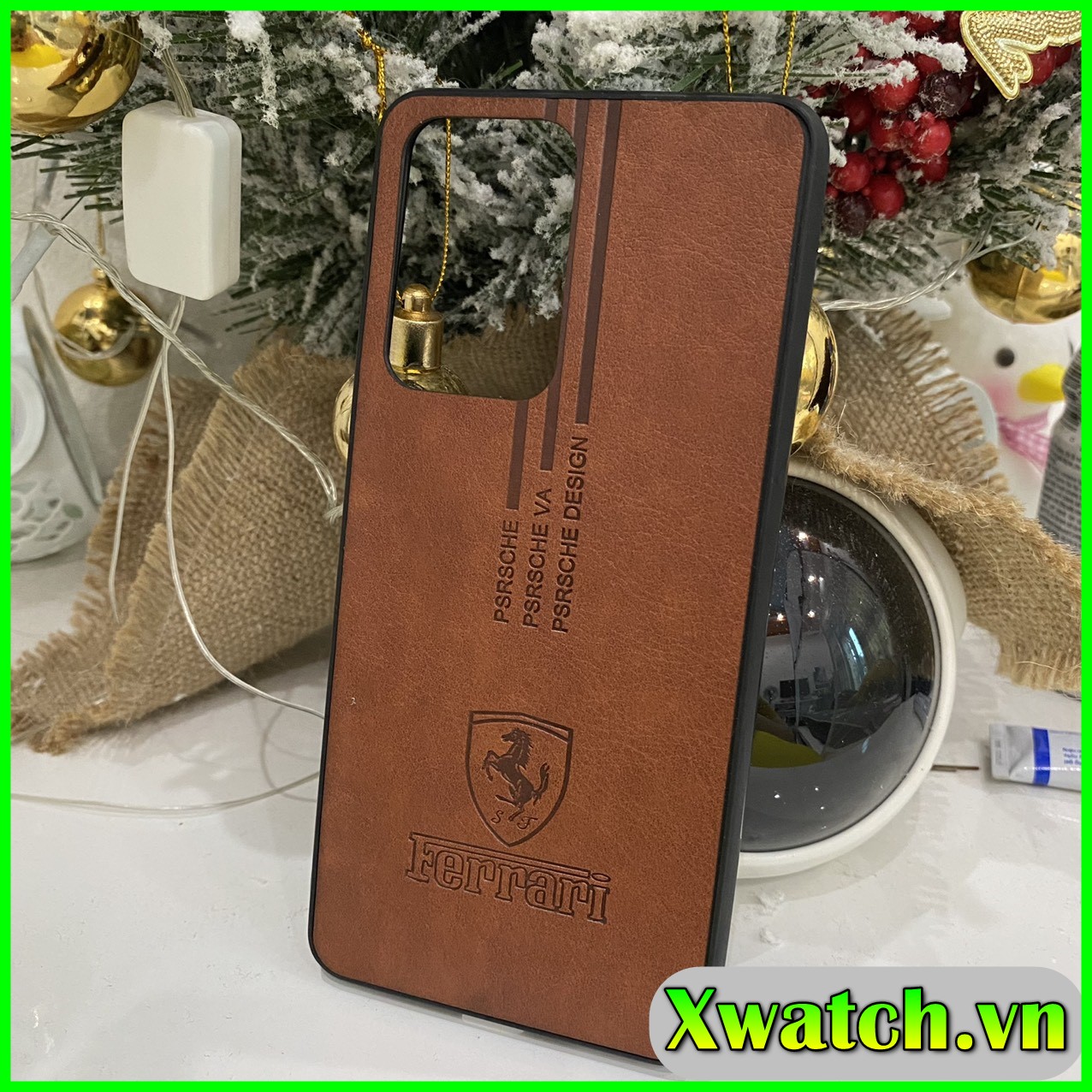 Ốp lưng da Ferari Vsmart live / Live 4 / Joy 3  / Star / Bee 3 / Joy 1 plus