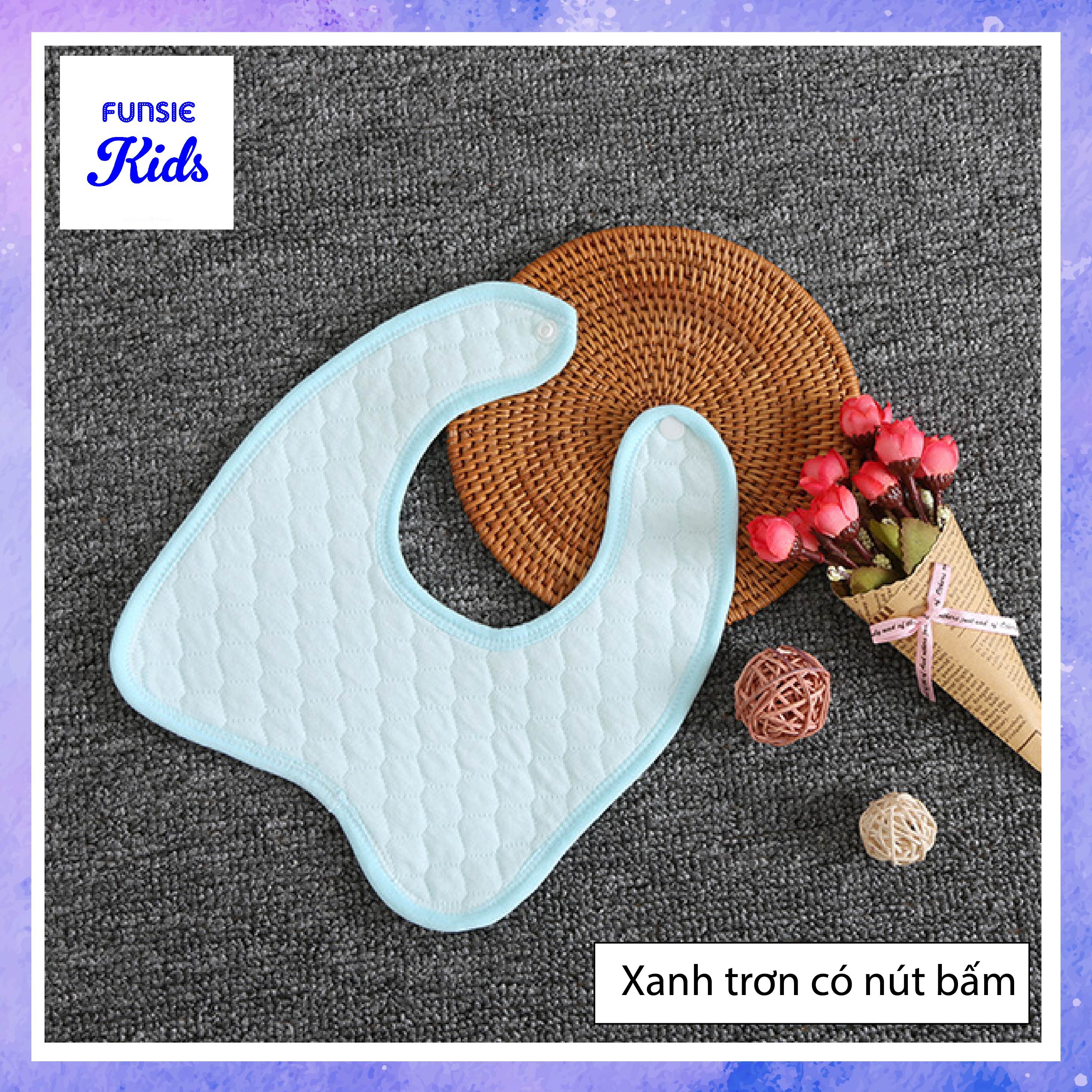 Yếm Cho Bé, Yếm Ăn Dặm Cho Trẻ, 2 Lớp Dày Dặn