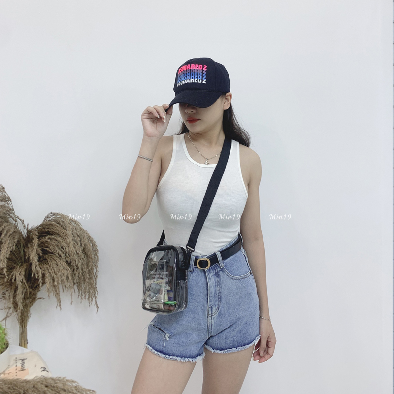 Áo Sát Nách Nữ MIN19 Áo Ba Lỗ Croptop Form Rộng Bigsize Cổ Cao Dáng Ôm Body Thể Thao Chất Thun Tăm Màu Trắng Đen Be Nâu Thời Trang Hàn Quốc