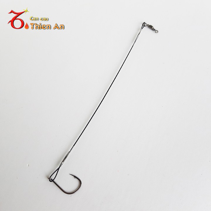 Dây cáp kèm lưỡi câu cá chim y hình 10 cái  (xả hàng giảm giá và cam kết bảo hành đổi trả ạ)