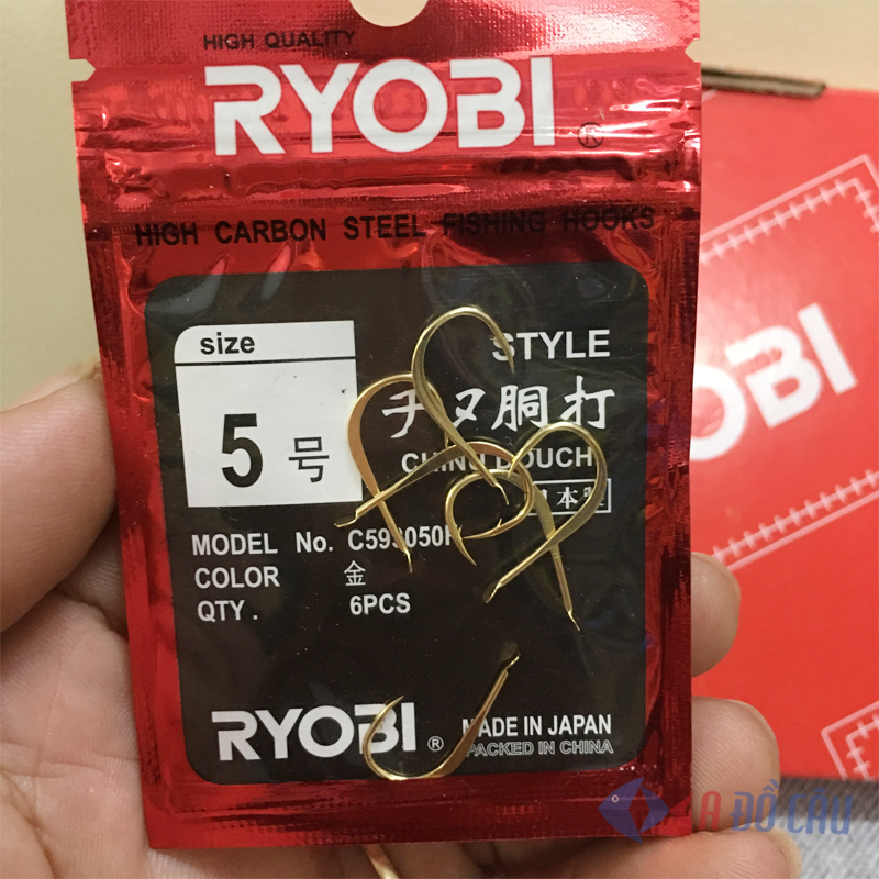Lưỡi câu cá Ryobi Chinu Douchi Nhật