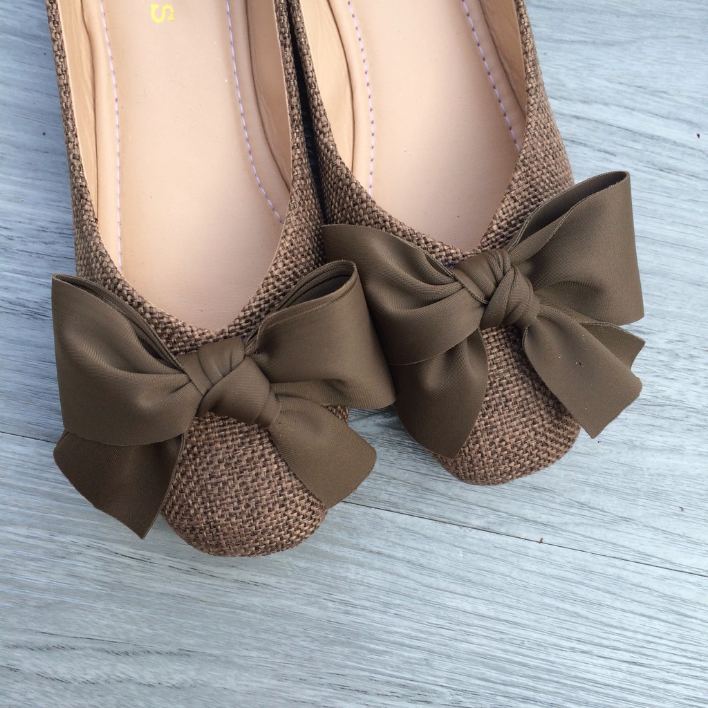 [FREE SHIP MAX] Giày búp bê nơ xinh xắn