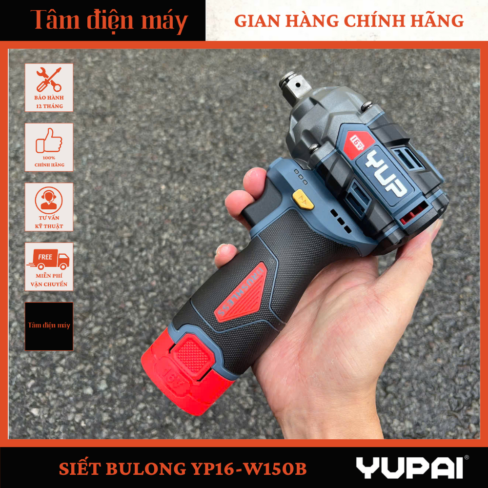 Máy Khoan YP16 D10A - Vít YP16 W150B - Bulong YP16-W280A 16V YUP (YUPAI)