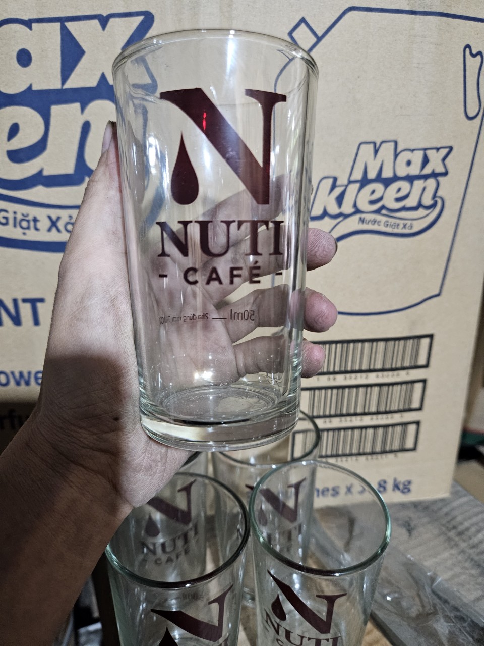 Ly cà phê trứng muối 250ml