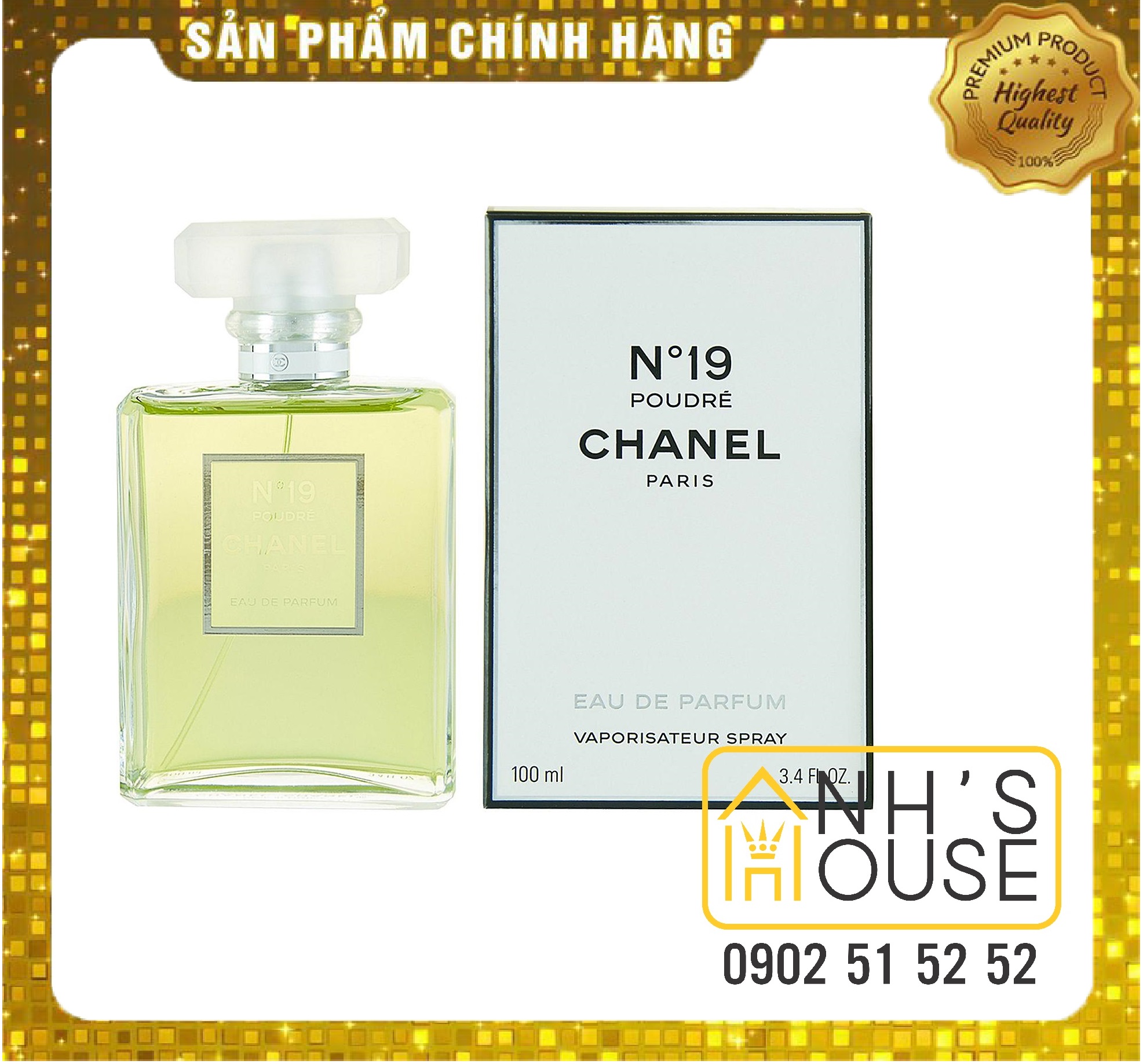 CHANEL  Nước hoa Chanel No19 EDT  Tester  Sammy Nguyen