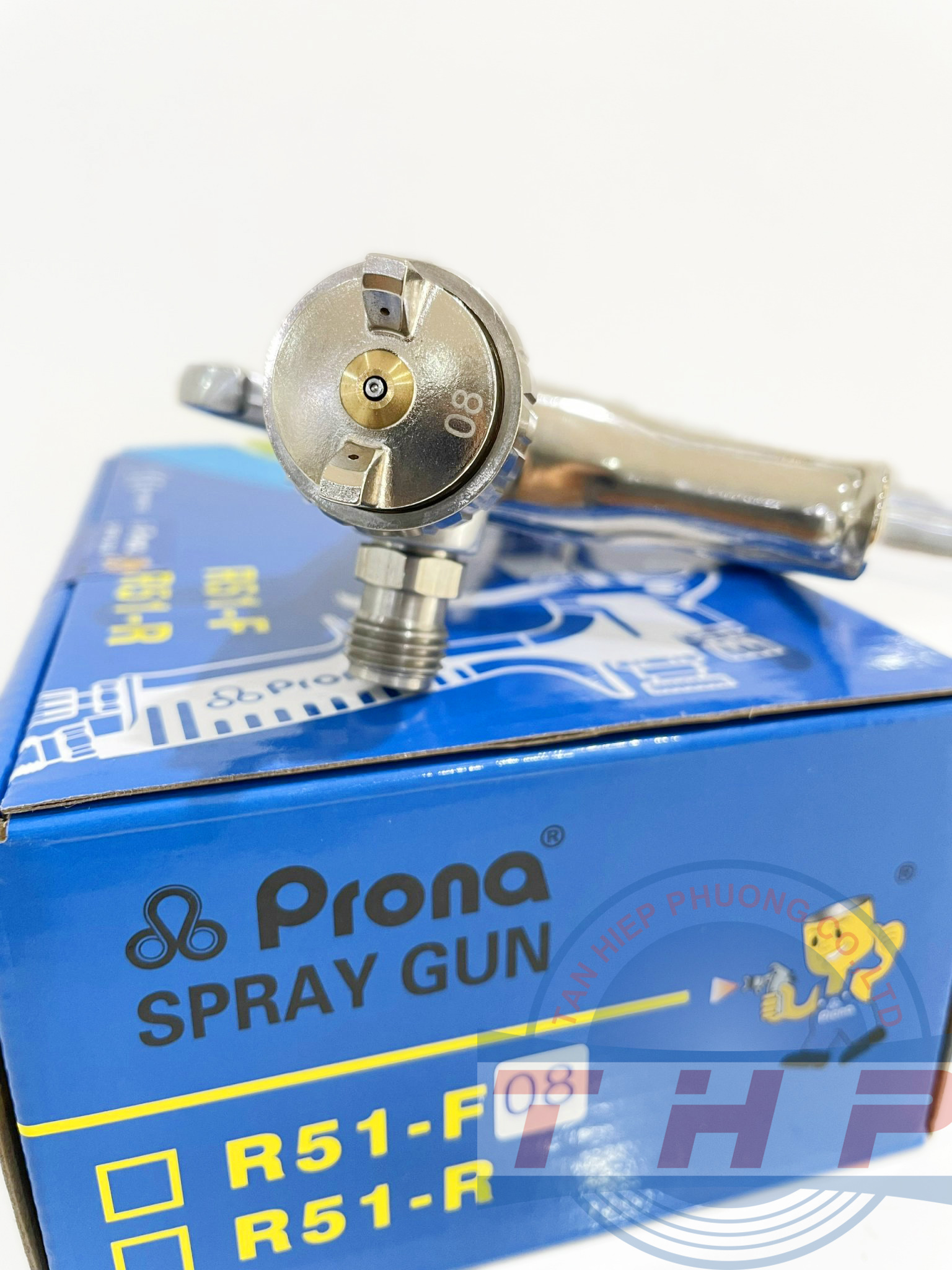 Thiết bị phun sơn Prona R51-F(1.0)+ Cốc