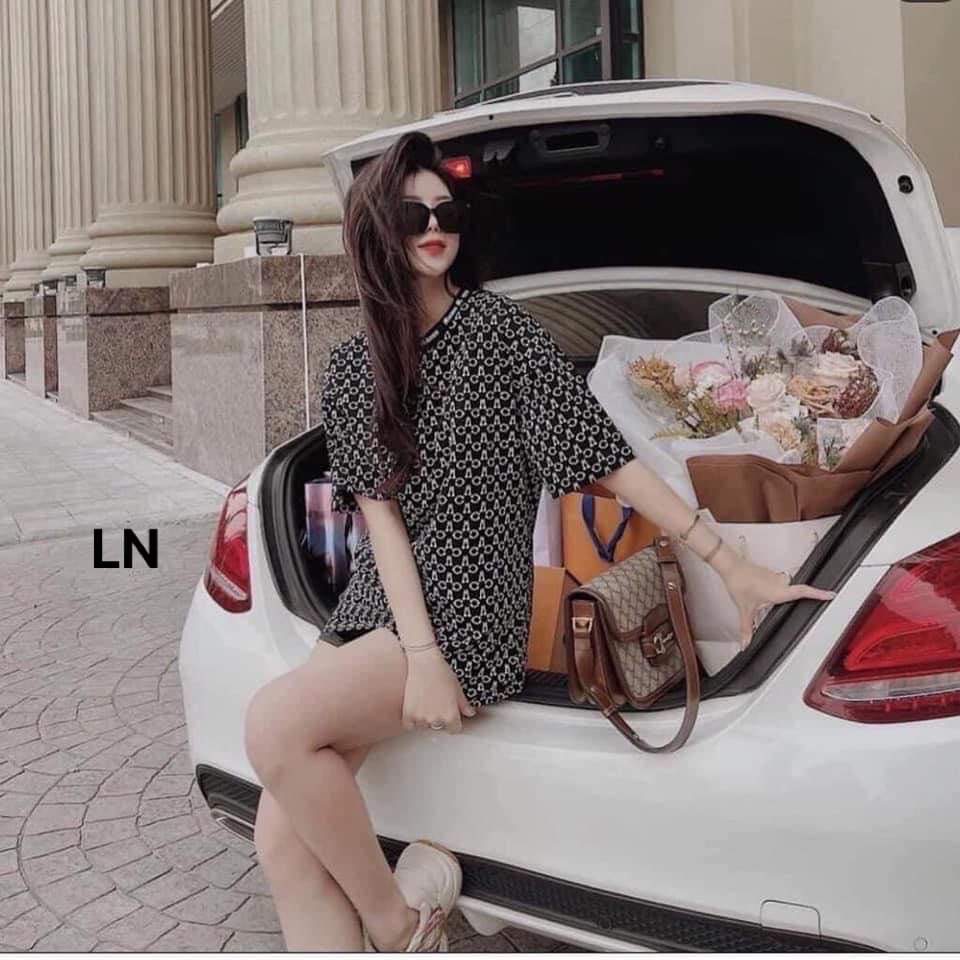 áo phông siêu hót m.k.c chất cotton mềm mátfom thụng.