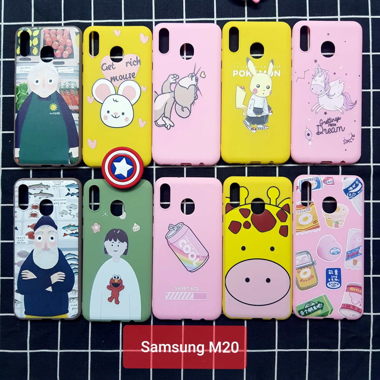 Ốp lưng dẻo cute cho sam sung m20 vali samsung galaxy m20 đẹp