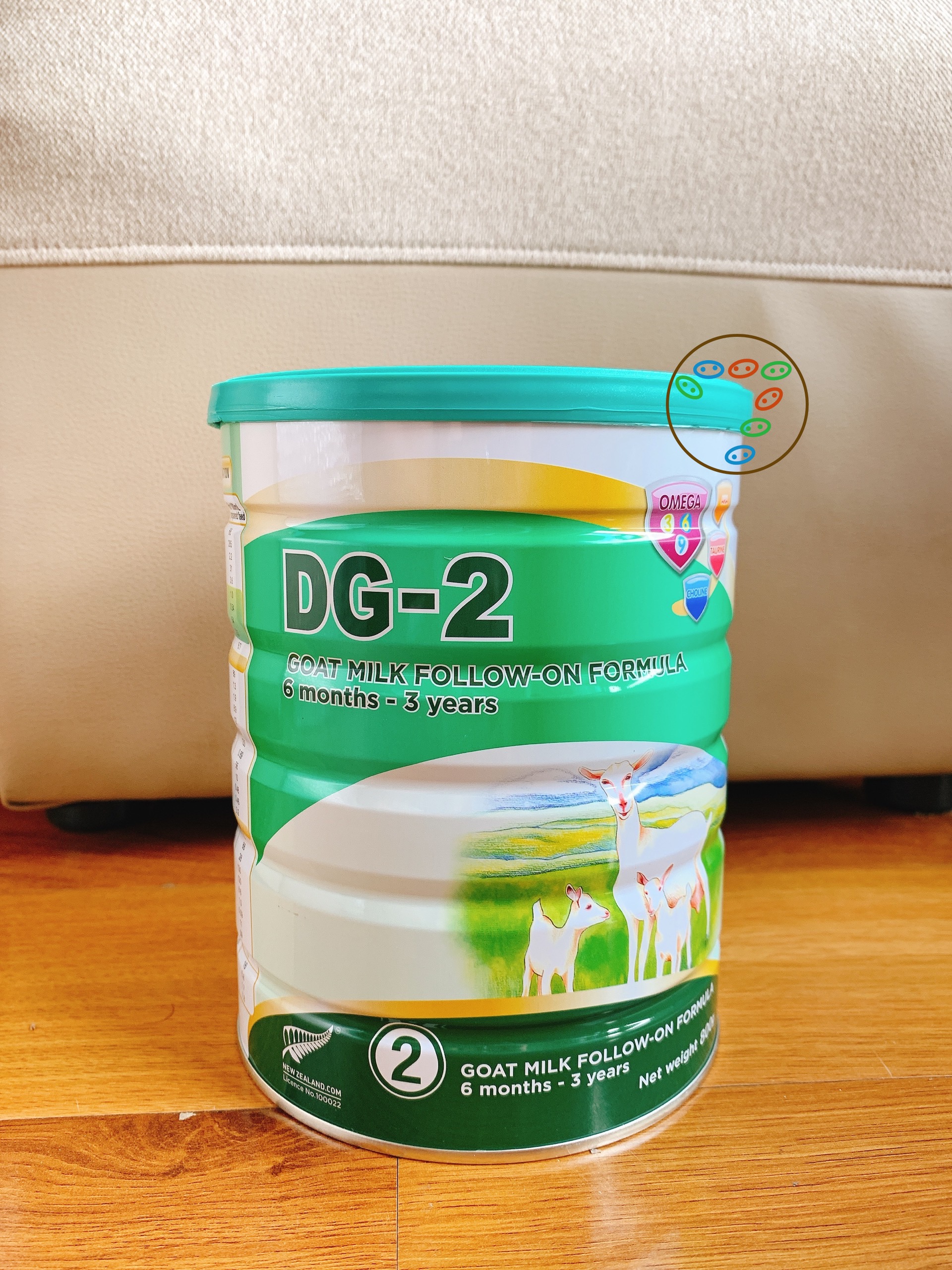 Date 2024 Sữa dê công thức DG2 800G