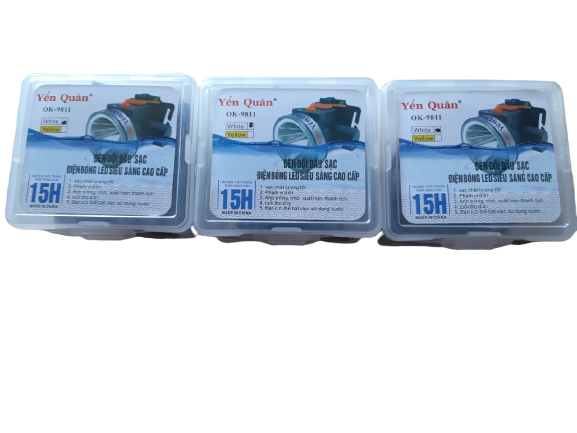 Đèn pin đội đầu yến quân 9811, siêu sáng ( ánh sáng trắng)