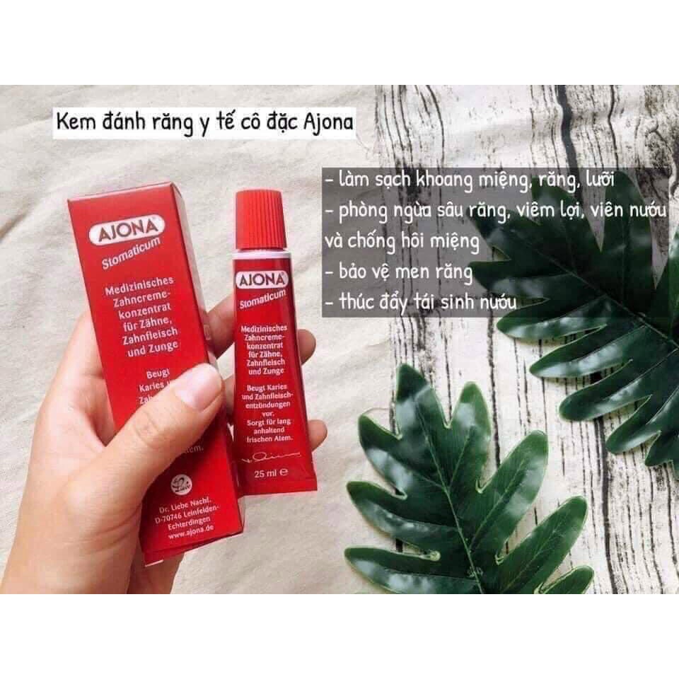 SX ĐỨC - Kem Đánh Răng Ajona Stomaticum, 25 ml