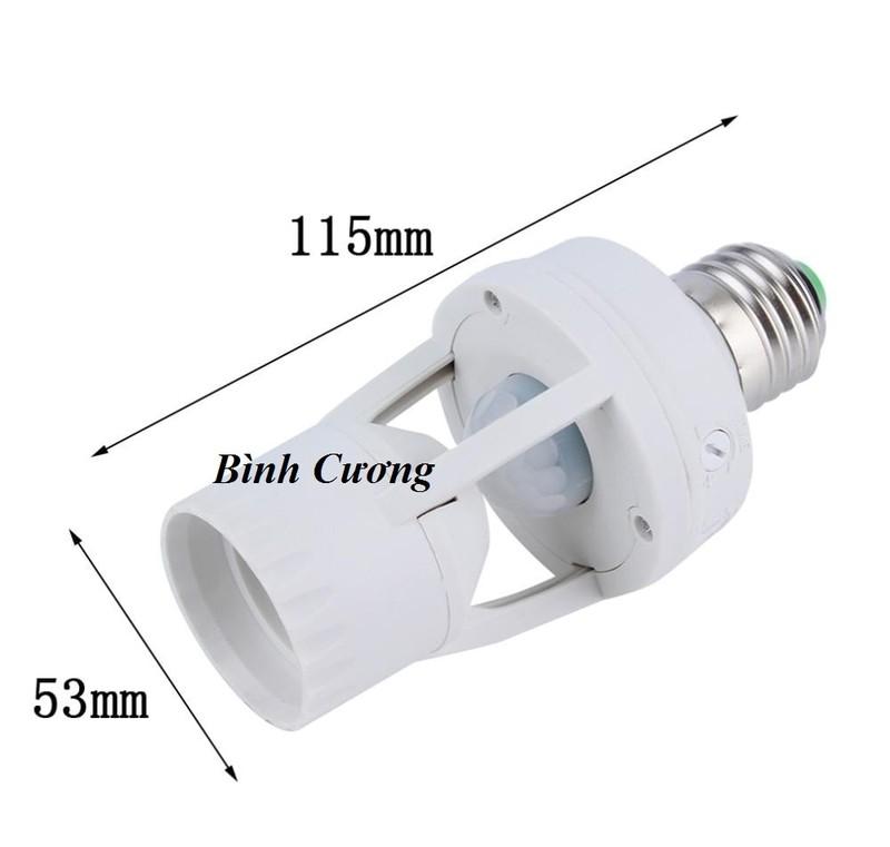 ĐUI ĐÈN TREO CẢM ỨNG HỒNG NGOẠI E27