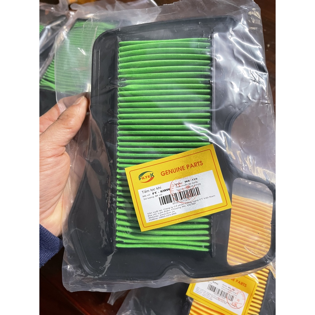 Lọc gió Ws110, lọc gió xe Wave S110 cao cấp