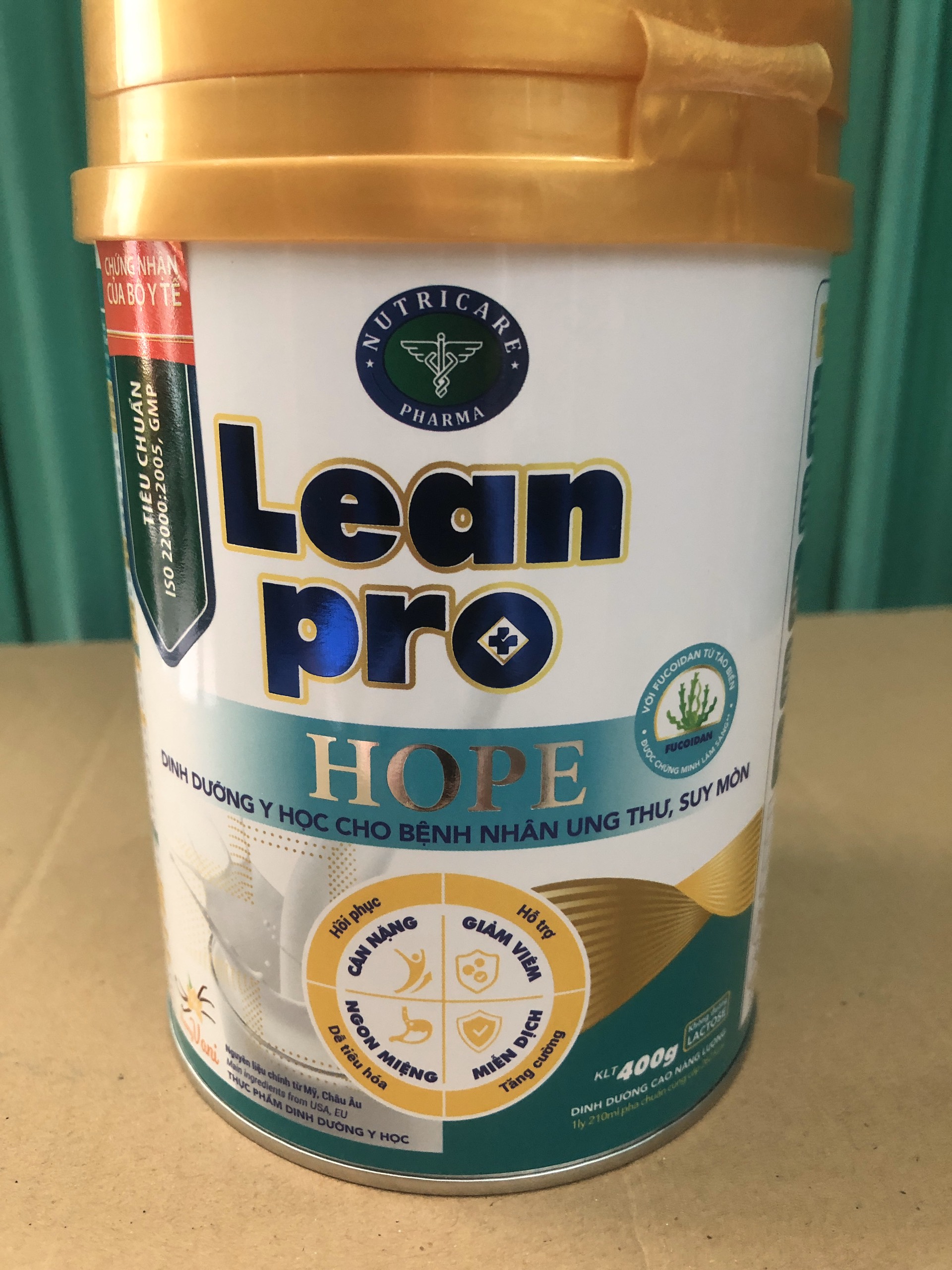 Sữa Lean Pro Hope Dành Cho Bệnh Nhân Ung Thư (900g)