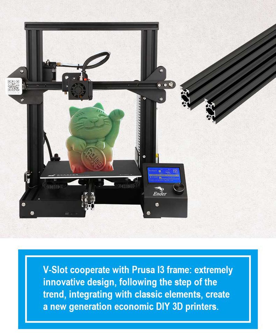 3D printer Creality Ender 3 printing size 22*22*25cm