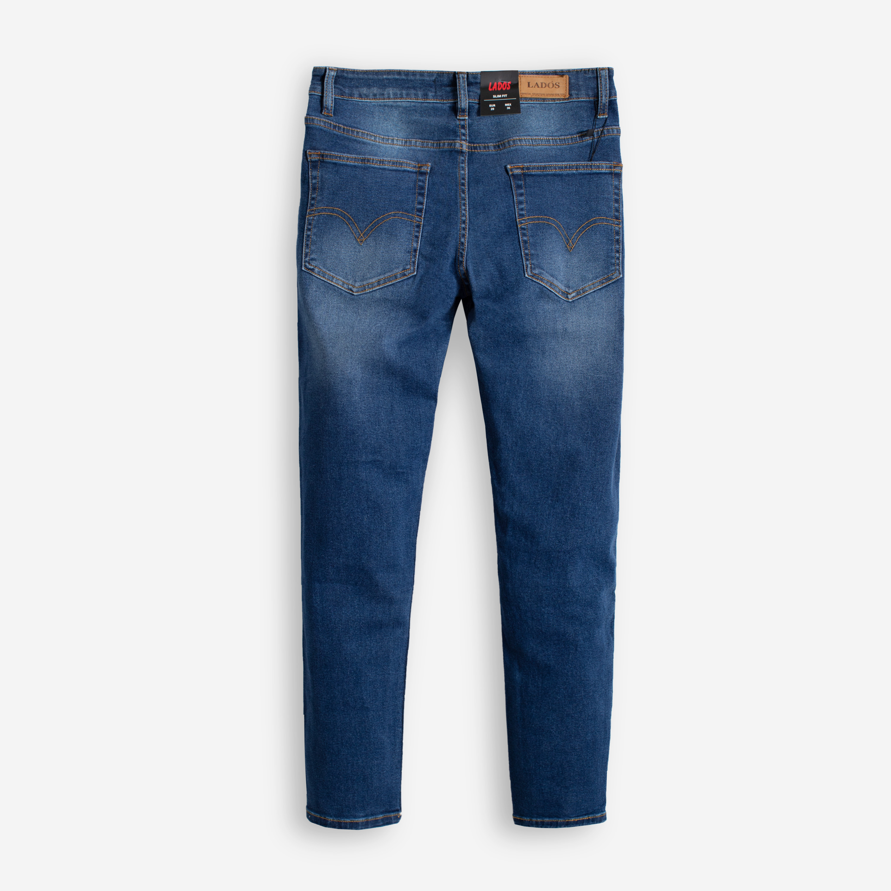 Jeans male basic premium lados-14111, form slimfit, beautiful cloth