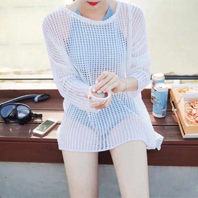 [CÓ SẴN] Áo lưới form rộng đi biển
