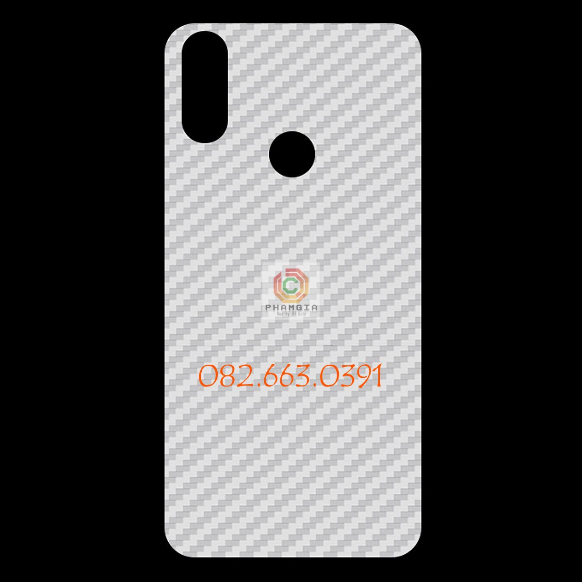 Miếng dán mặt lưng skin carbon Vsmart Joy 2 Plus