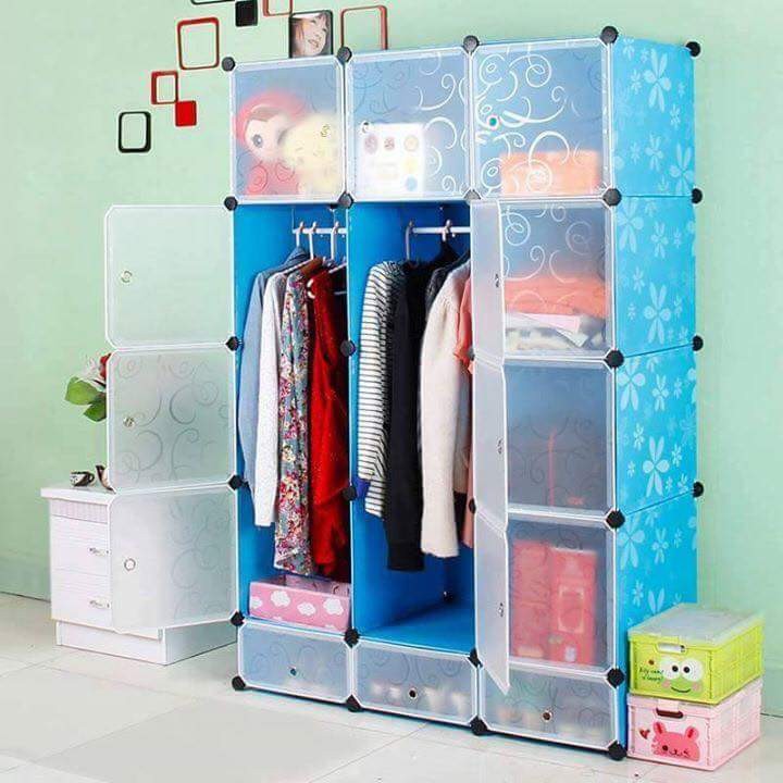 [HCM]Tủ nhựa ghép 12 ô và 3 ô giày