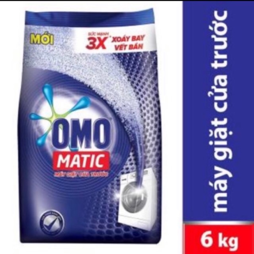 Bột giặt Omo matic cho máy giặt cửa trước 6kg
