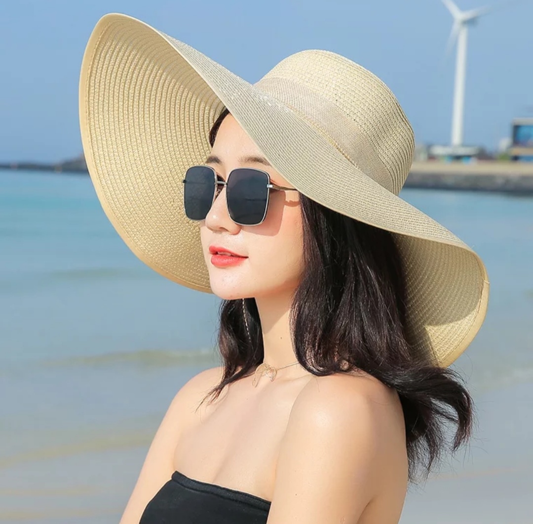 Mũ - Nón Cói Vành Rộng Trơn