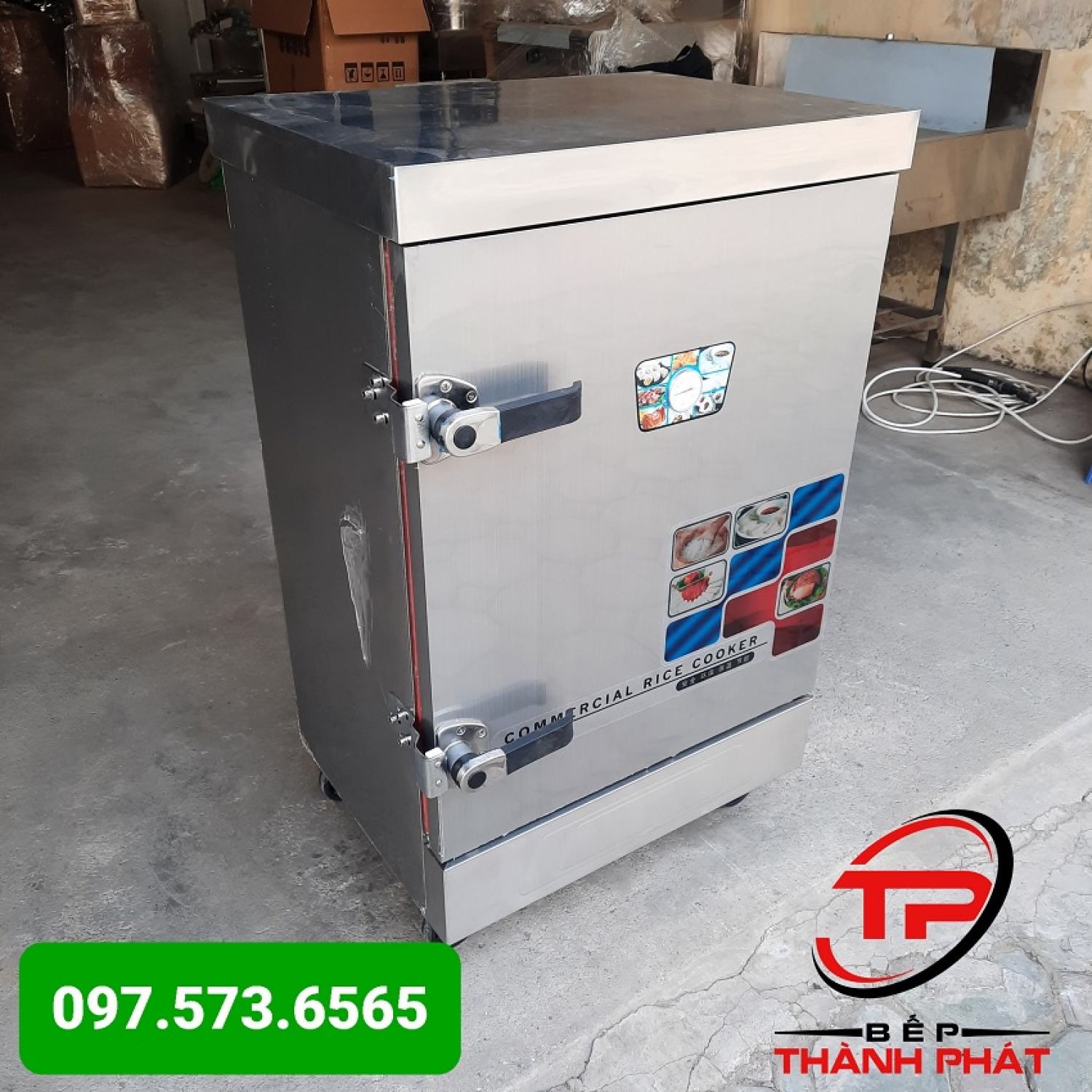 Tủ nấu cơm 8 khay giá rẻ, Bảo hành 12 tháng,